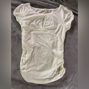 Vtg South Pole White Women's Short Sleeve Top y2k